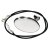 Pendentif pour mosaïque 48 x 37 mm - ov. transvers., bande noire Pendentif pour mosaïque 48 x 37 mm - ov. transvers., bande noire