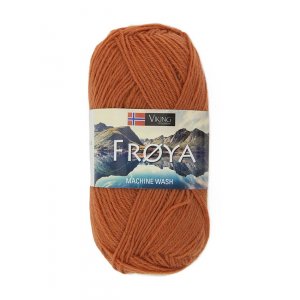 Fil Viking Fröya 50g - Orange (236) Fil Viking Fröya 50g - Orange (236)
