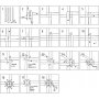 Bandes toiles - or - 6,5 cm - 100 bandes