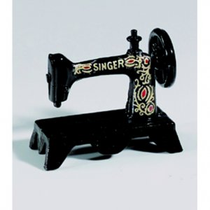 Miniature 3 x 1,5 cm - noir Machine à coudre nostalgique Miniature 3 x 1,5 cm - noir Machine à coudre nostalgique
