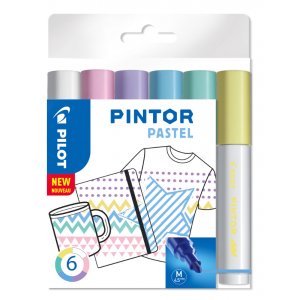 Set de crayons fibre Pilot Pintor (Pastel Mix) - Moyen Set de crayons fibre Pilot Pintor (Pastel Mix) - Moyen
