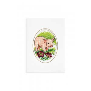 Kit de broderie Carte - A la ferme 3-pack Kit de broderie Carte - A la ferme 3-pack