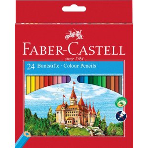Crayons de couleur Slott Eco - 24 crayons Crayons de couleur Slott Eco - 24 crayons