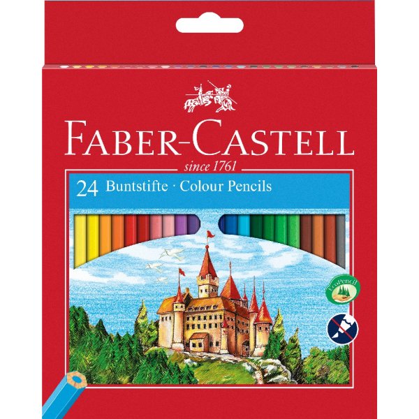 Crayons de couleur Slott Eco - 24 crayons