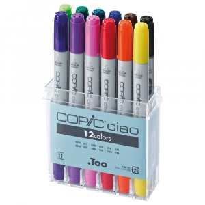 Coffret Copic Ciao - 12 stylos - Couleurs de base Coffret Copic Ciao - 12 stylos - Couleurs de base