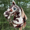 Image client Fourrure imitation Vache Velboa Marron-Beige - 150 cm