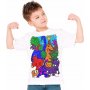 Colorie ton T-shirt - Dinosaures