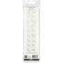 Bandes toiles - blanc - 6,5 cm - 100 bandes