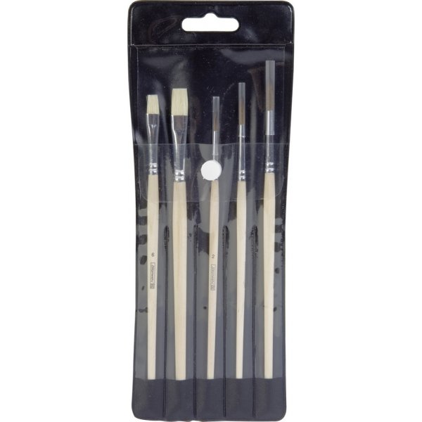 L\\\'ensemble de pinceaux de l\\\'cole - paquet de 5