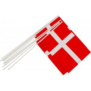 Drapeaux en papier - Danemark - 10 pcs Drapeaux en papier - Danemark - 10 pcs