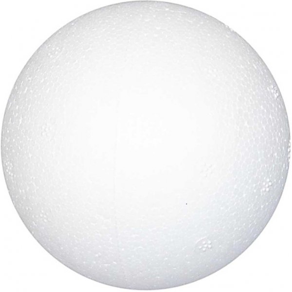 Boules en polystyrne - blanc - 7 cm - 50 pcs