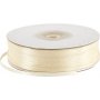 Ruban satin - blanc cass - B3 mm - 100 m