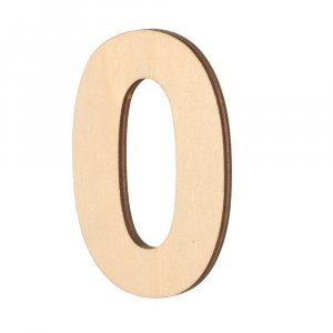 Chiffres en bois non traité - 80x5 mm Chiffres en bois non traité - 80x5 mm
