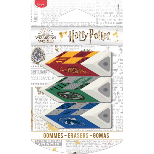Gomme - Pyramides Harry Potter Gomme - Pyramides Harry Potter