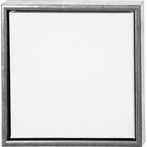 ArtistLine Toile avec cadre - argent antique/blanc - 34x34 cm ArtistLine Toile avec cadre - argent antique/blanc - 34x34 cm
