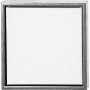 ArtistLine Toile avec cadre - argent antique/blanc - 34x34 cm