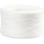 Fil de papier raphia - blanc - 100 m