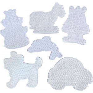 Assiettes en perles - mélange de figurines Assiettes en perles - mélange de figurines