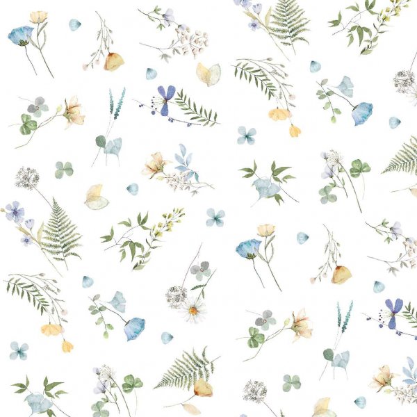 Tissu pour rideaux La bleu