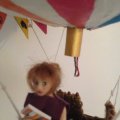 Image client Cheveux de poup�e - ch�tain 15 g