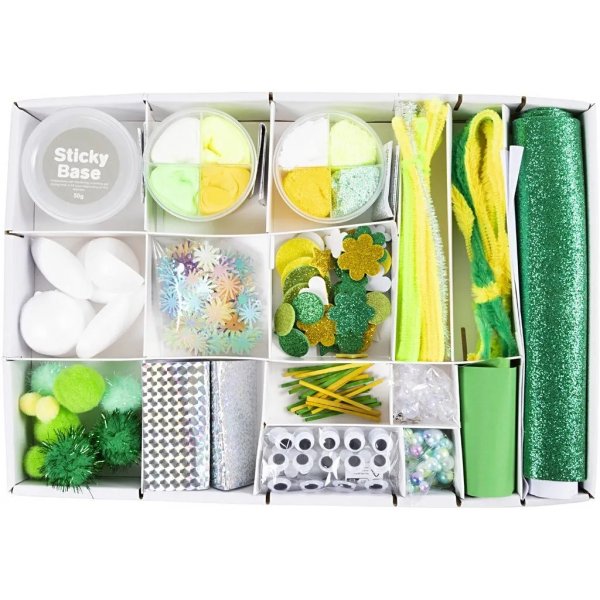 Boîte créative, couleurs mélangées, Monstre Boîte créative, couleurs mélangées, Monstre