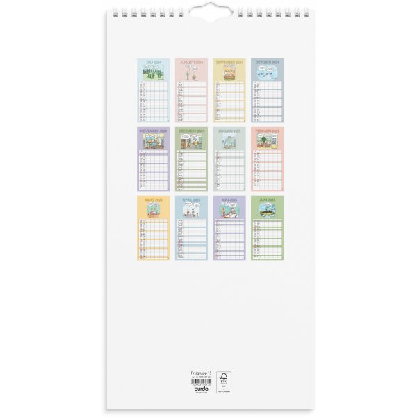 Calendrier familial 24/25 - Amusant Calendrier familial 24/25 - Amusant