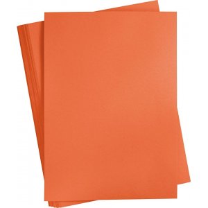 Carton coloré - orange - A2 - 180 g - 100 feuilles Carton coloré - orange - A2 - 180 g - 100 feuilles
