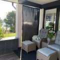 Image client Toile de store et toile de d�coration Toldo Noir - 160 cm