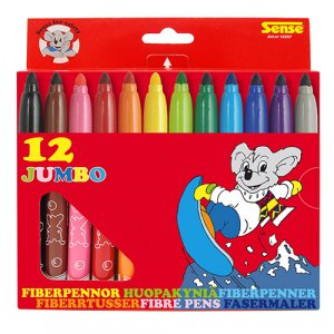 Stylos fibre Jumbo Sense - 12 stylos Stylos fibre Jumbo Sense - 12 stylos