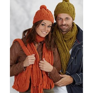 Patron tricot - Bonnet, écharpe, sac et cagoule tricotés Patron tricot - Bonnet, écharpe, sac et cagoule tricotés