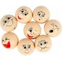 Faces - ivoire - 30 mm - 16 pcs