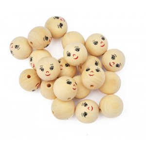 Face de boule en bois (plusieurs tailles sélectionnables) Face de boule en bois (plusieurs tailles sélectionnables)