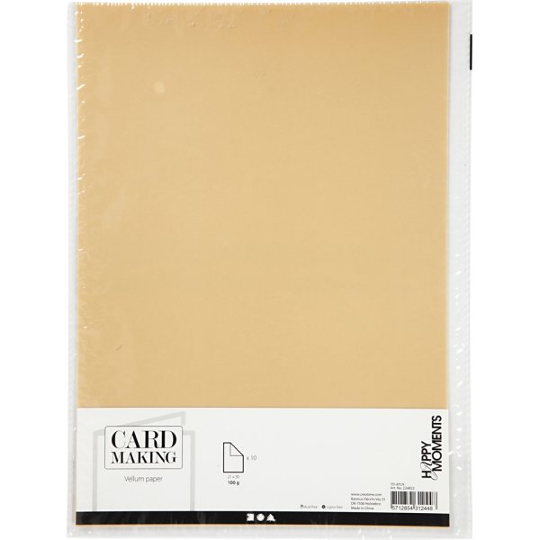 Papier vlin - naturel - A4 - 10 feuilles