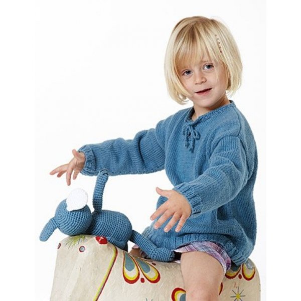 Patron tricot - Pull tricot avec fente