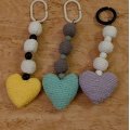Image client Perles rondes en bois de couleurs mélangées 16mm 25g - Mélange noir/blanc