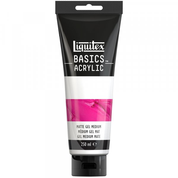 Mdium acrylique - Liquitex Basics Additives - 250ml - Tube Matt Gel Medium