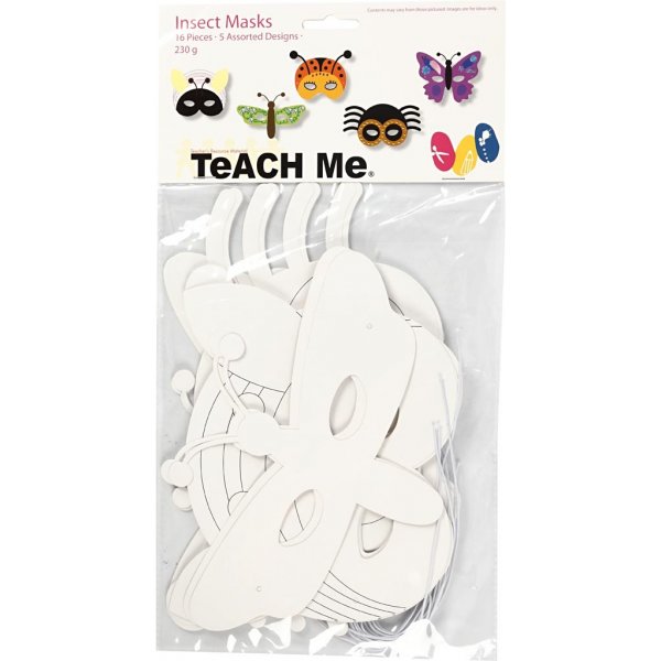 TeaCH Me - Masques anti-insectes - blanc - 16 pcs