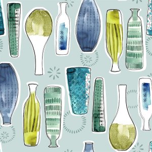 Vases en PVC en tissu ciré Vases en PVC en tissu ciré