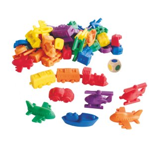 Véhicules de tri par couleur 14 cm Ø 10 cm - 40 pièces Véhicules de tri par couleur 14 cm Ø 10 cm - 40 pièces