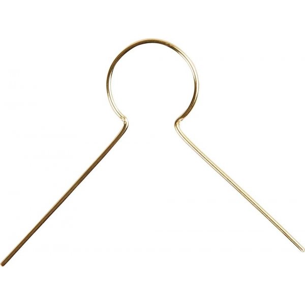Crochets de suspension - plaqus or - 50 pcs