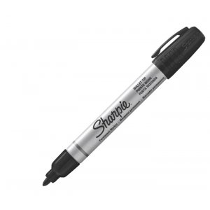 Stylo marqueur Sharpie Metal Barrel Small Bullet - Noir Stylo marqueur Sharpie Metal Barrel Small Bullet - Noir