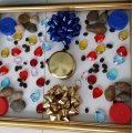 Image client Boules de verre 18 - 20 mm - bleu clair 100 g / 20 pcs.