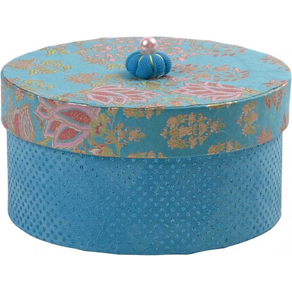 Boîtes rondes en papier mâché - 3 pcs Boîtes rondes en papier mâché - 3 pcs