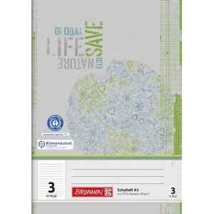 Livret scolaire - Papier recyclé A5 (16 pages) Livret scolaire - Papier recyclé A5 (16 pages)