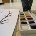 Image client Peinture aquarelle W&N Cotman - Coffret Sketcher's 12 couleurs
