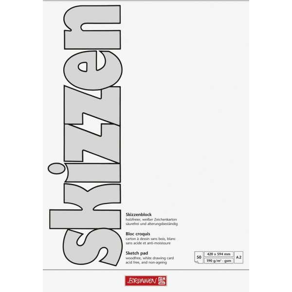 Carnet de croquis - A2 110g (30 pages)