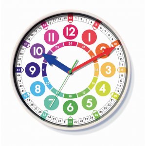 Horloge de concentration multicolore Horloge de concentration multicolore