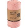 Fil macram - rose - 2 mm - 198 m