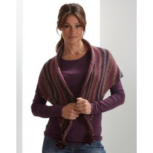 Patron tricot - Châle tricoté avec étoiles au crochet Patron tricot - Châle tricoté avec étoiles au crochet