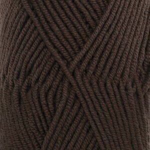 Fil DROPS Merino Extra Fine Uni Color - 50g - Marron foncé (09) Fil DROPS Merino Extra Fine Uni Color - 50g - Marron foncé (09)